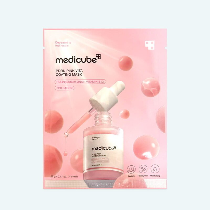 Medicube PDRN Pink Vita Coating Mask veido kaukė