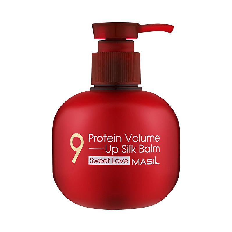 MASIL 9 Protein Volume Up Silk Balm Sweet Love plaukų balzamas, 180 ml