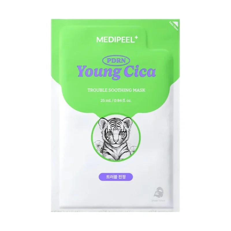 Medi-Peel Young Cica PDRN Trouble Soothing Mask lakštinė veido kaukė, 25 ml