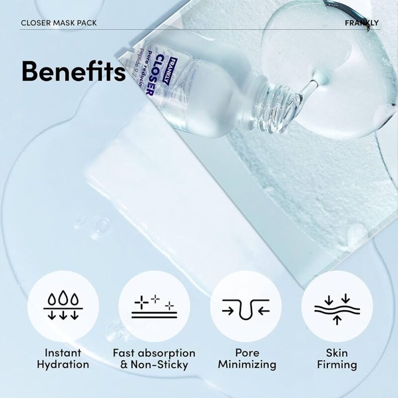 FRANKLY Closer Pore Minimizing Mask poras mažinanti lakštinė veido kaukė