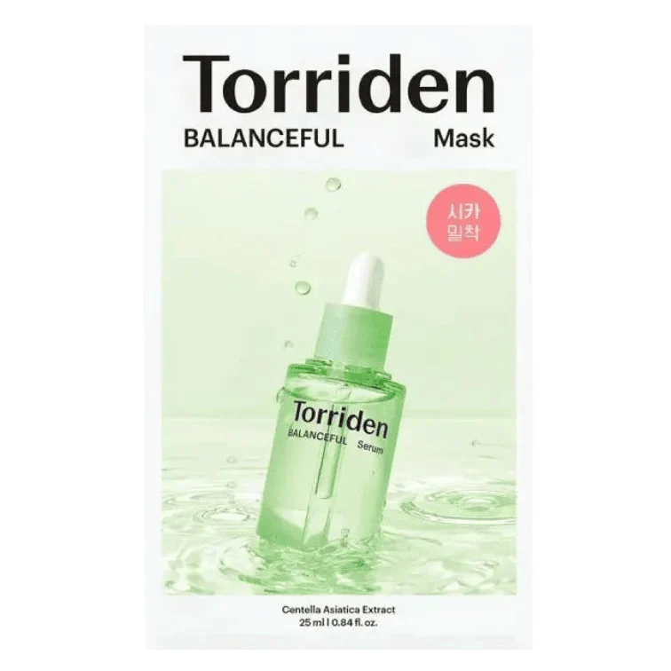 Torriden Balanceful Cica Mask raminamoji lakštinė veido kaukė, 1 vnt.