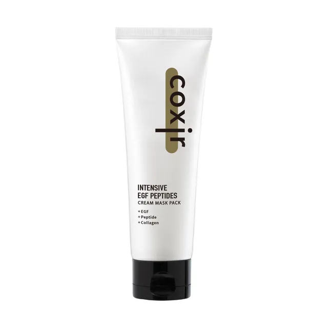 COXIR Intensive EGF Peptide Cream Mask Pack kreminė veido kaukė, 80 ml