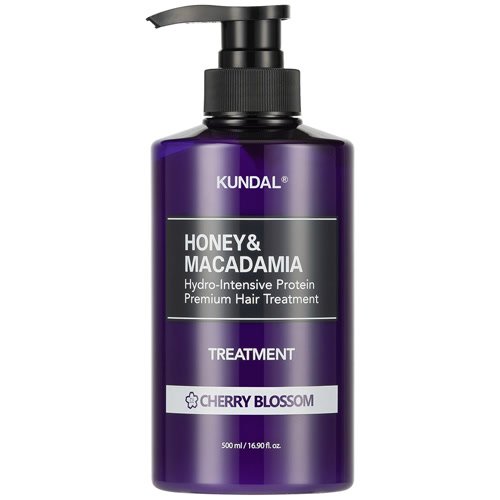 KUNDAL Honey & Macadamia Protein Treatment Cherry Blossom plaukų kaukė, 500 ml