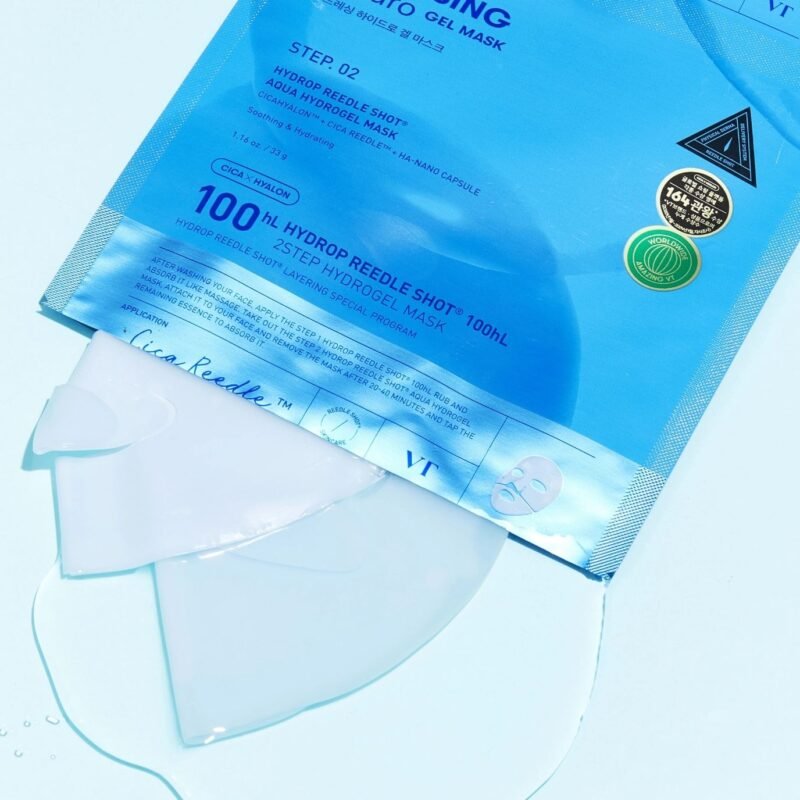 Alternative view of VT Cosmetics Hydrop Reedle Shot 100HL 2-Step Mask dviejų žingsnių veido kaukė, 1 vnt.