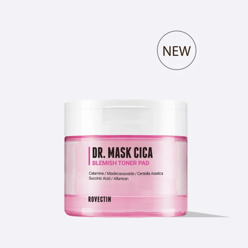 ROVECTIN Dr. Mask Cica Blemish Toner Pad tonizuojantys diskeliai (60 vnt.)